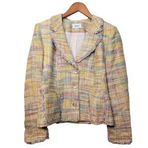 Pastel Tweed Neiman Marcus Exclusive Women Blazer